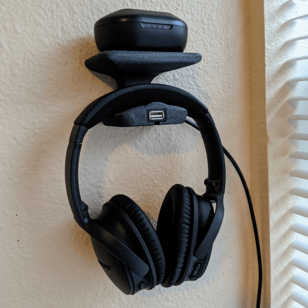 3d-printed headphone mount