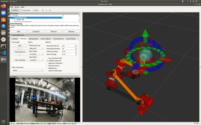 MoveIt interface with Herbie arm